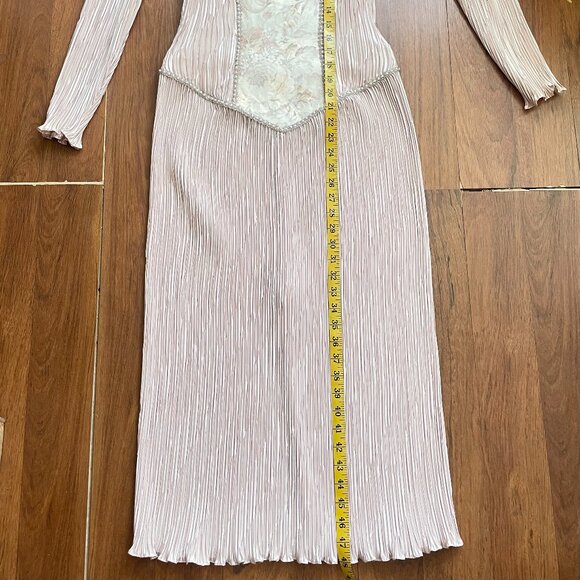 Vintage Ricki Lang for NUIT plissé pleated drop-waist fairycore dress - Picture 11 of 11